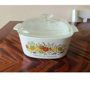 Casserole dish L'echalote La Marjolaine Vintage Corning Ware